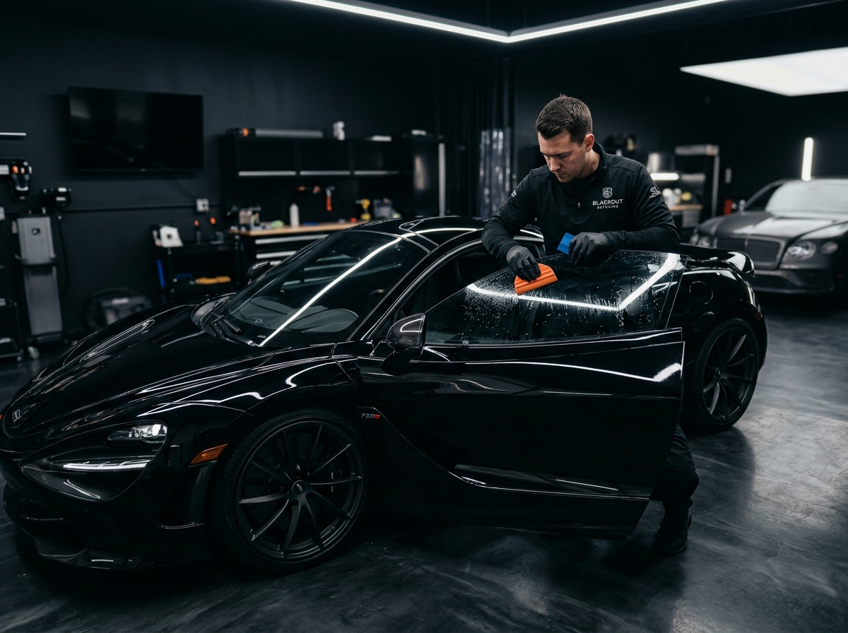 BMW M4 Competition — Window Tinting